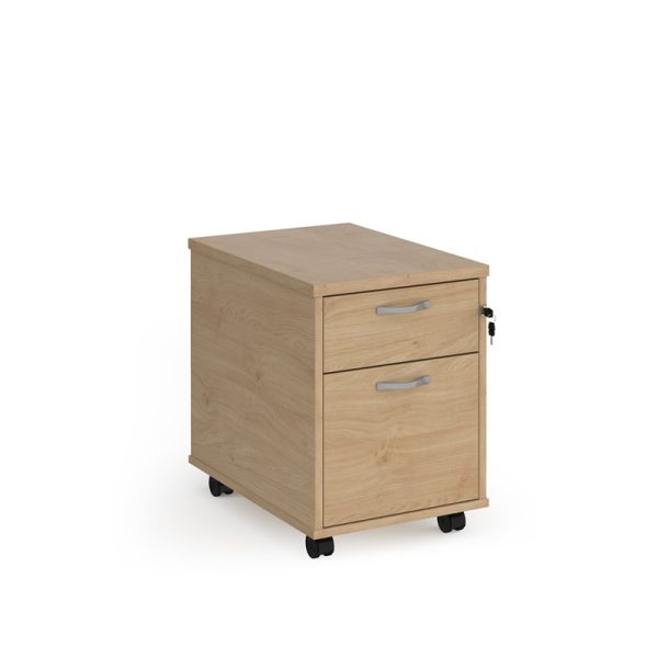 2 drawer desk pedestal kendal oak