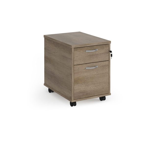 2 drawer desk pedestal nebraska oak