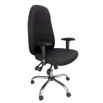 24 hour operator chair in black fabric