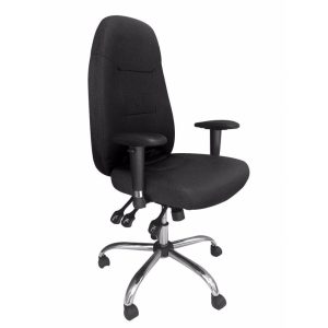 24 hour operator chair in black fabric