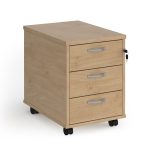 3 drawer desk pedestal in kendal oak