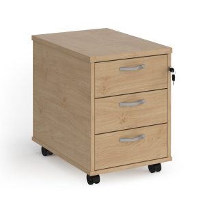 3 drawer desk pedestal in kendal oak