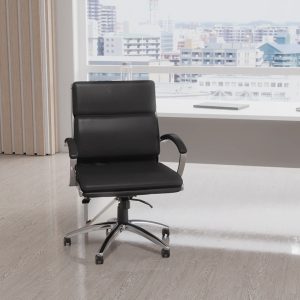 Office Chair Classe Medium Back Black, Tan Or White