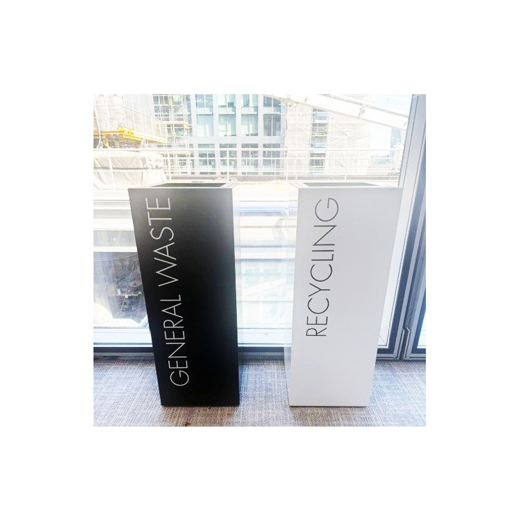office recycling bins