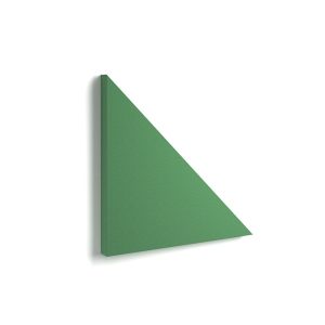 acoustic wall tile triangle in green fabric