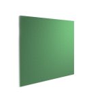 square acoustic wall tile green fabric