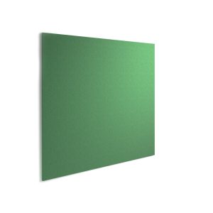 square acoustic wall tile green fabric