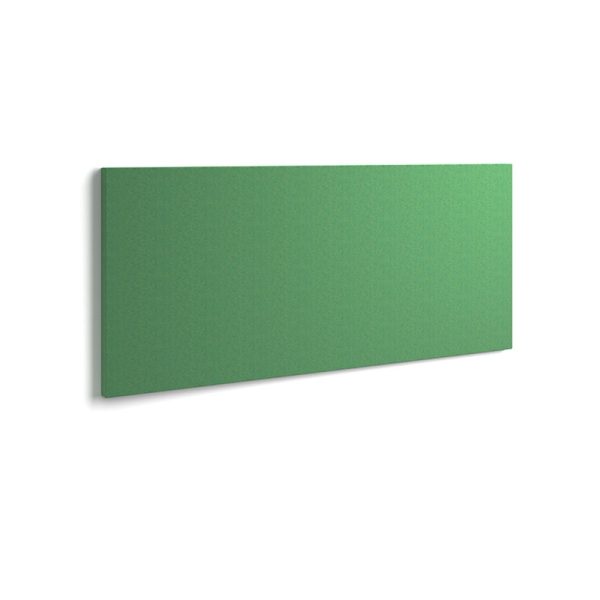 acoustic wall tiles rectangular in green fabric
