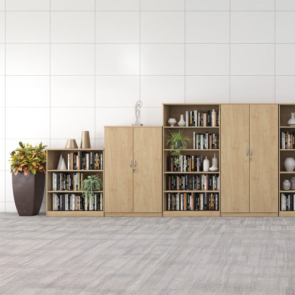 beech office cupboards and bookcases