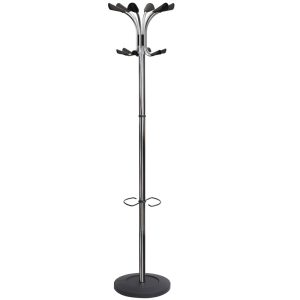 coat stand chrome and black
