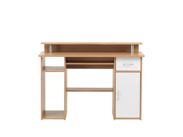 Ace Computer Desk 362A Beech/White - Image 4