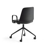 contemporary home office chair in black and anthracite