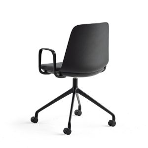 contemporary home office chair in black and anthracite