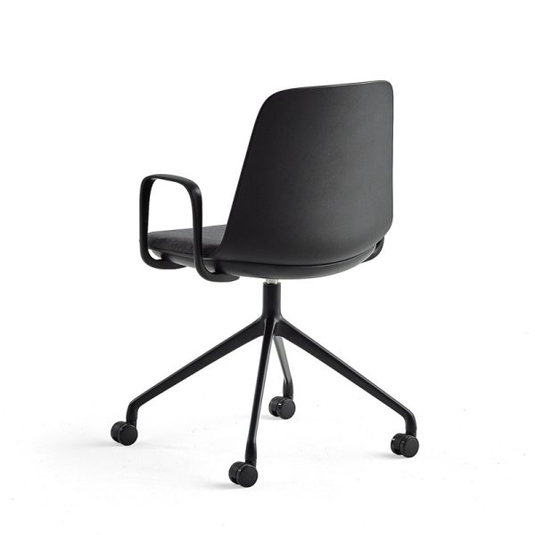 contemporary home office chair in black and anthracite