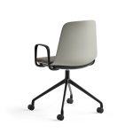 Contemporary home office chair grey brown
