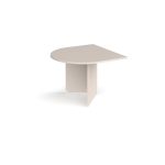 d end meeting table in light grey