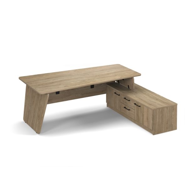 executive office desk with return