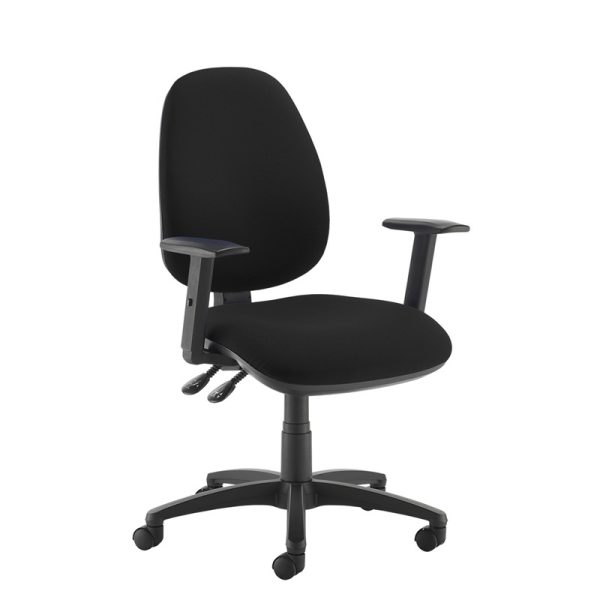 Jersey High Back Fabric Operator Chair - Image 2