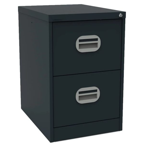 filing cabinet anthracite with 2 drawers