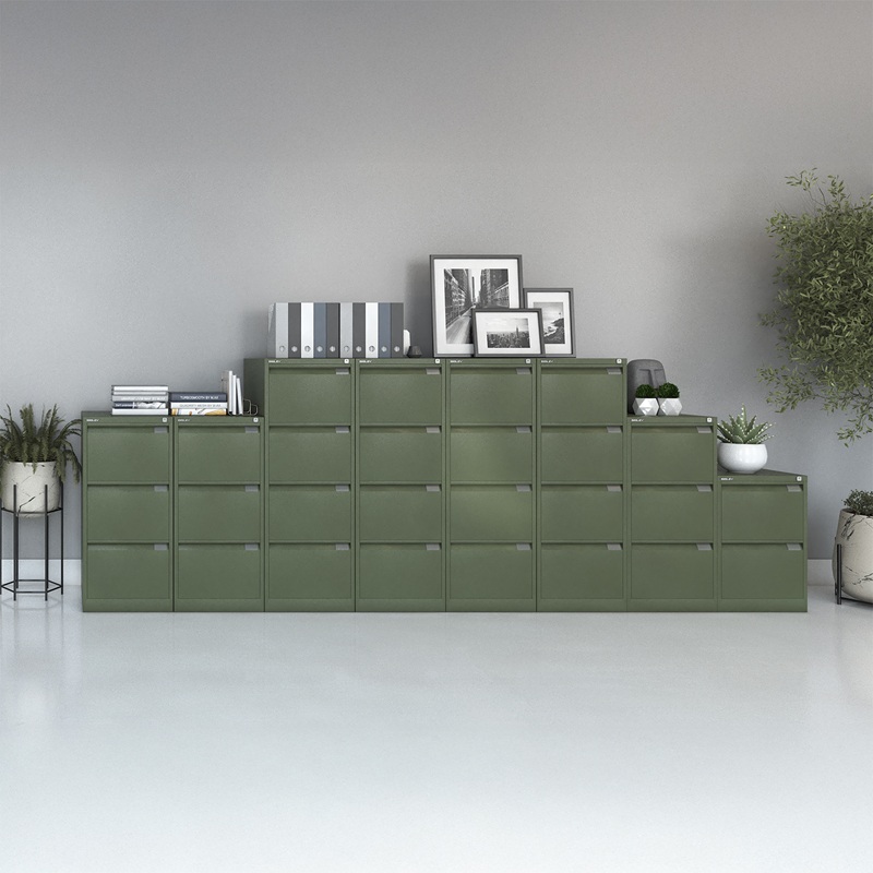 filing cabinet in green finish 4 drawer filing cabinets