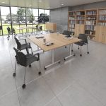 fliptop meeting table in meeting room