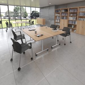 fliptop meeting table in meeting room