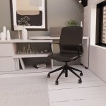 foldaway desk white in home office