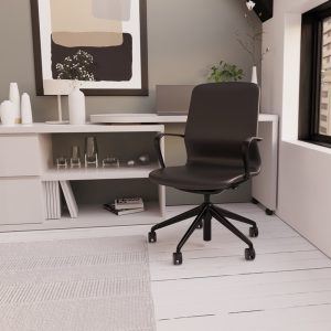 foldaway desk white in home office