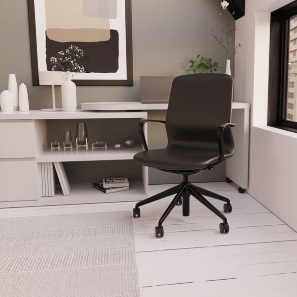 foldaway desk white in home office