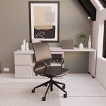 foldaway desk white in home office