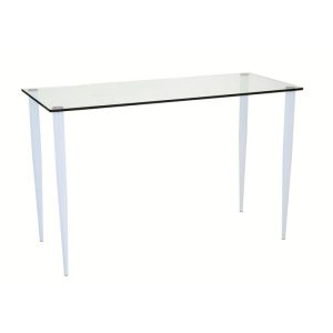 Modern Glass Chrome Desk Office Furniture Glass Desks