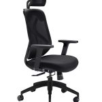 high back mesh office chair black
