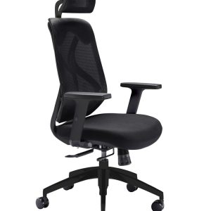 high back mesh office chair black