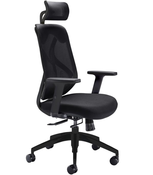 high back mesh office chair black