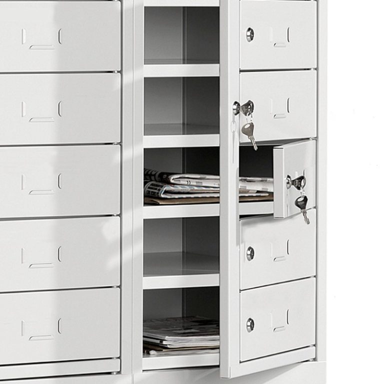 Lockable Pigeon Hole Unit | Post Lockers | Mail Room Furniture