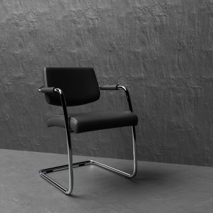 Medium Back Cantilever Visitor Chair With Arms Mexico