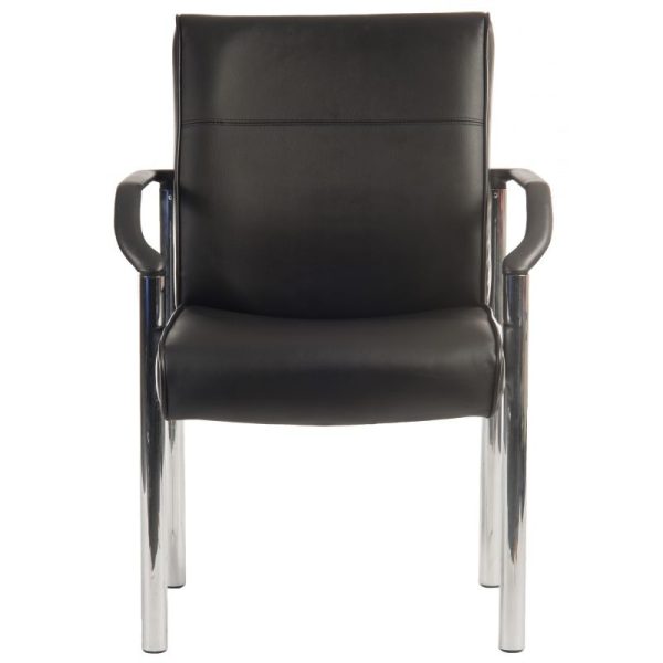 meeting chair black leather