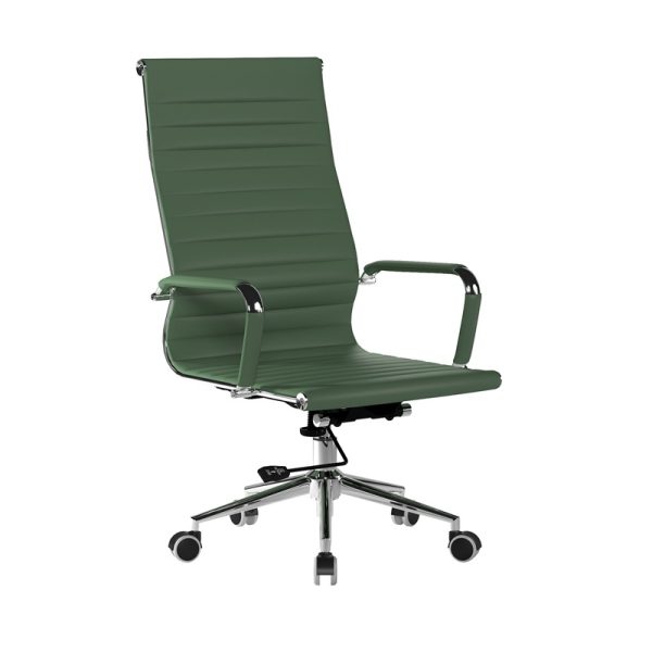 office chair forest green high back