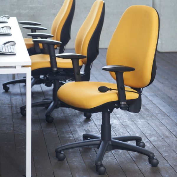 Jersey High Back Fabric Operator Chair - Image 9