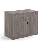 office cupboard grey oak
