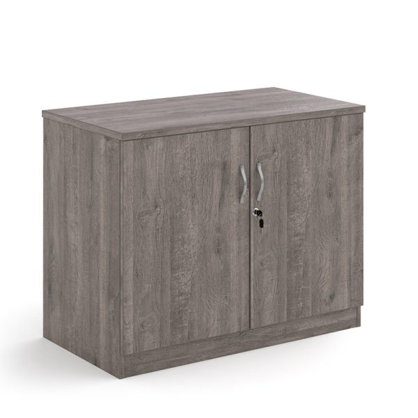 office cupboard grey oak