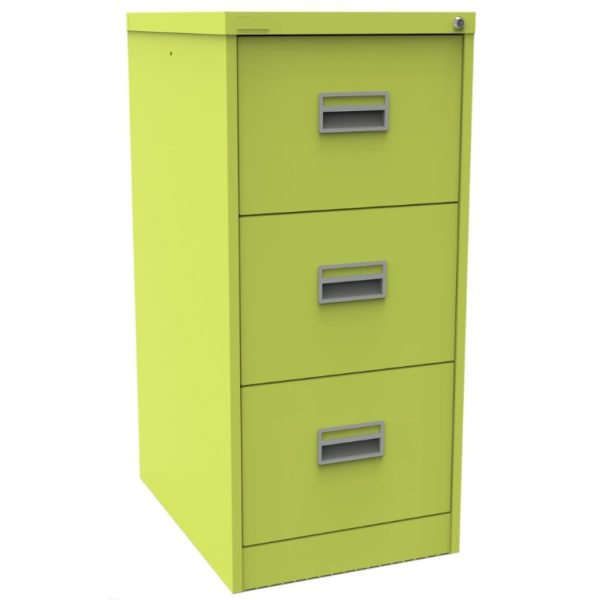 office filing cabinet chlorophyll with 3 drawers