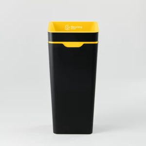 recycling bin mixed recycling with yellow top