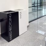 office recycling bins