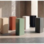 office recycling bins with enclosed lids
