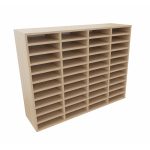 44 pigeon hole unit oak