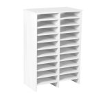pigeon holes white 22 space