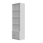 pigeon holes with cupboard white 24 space