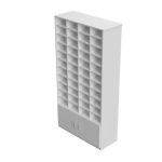 pigeon holes white with 44 spaces