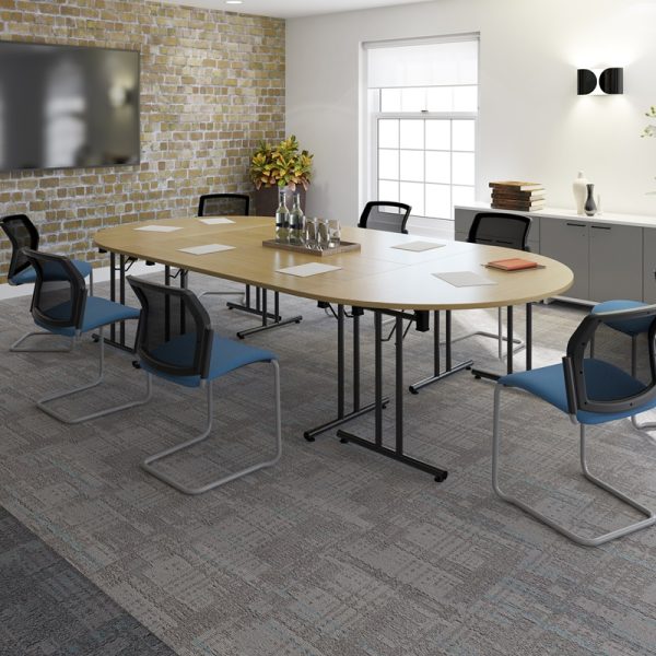 Deluxe Semi - Circular Meeting Table F5 - Image 9